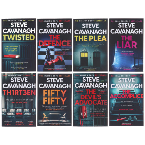 Eddie Flynn Series (Set 2) by Steve Cavanagh 8 Books Collection Set - Fiction - Paperback Fiction Hachette