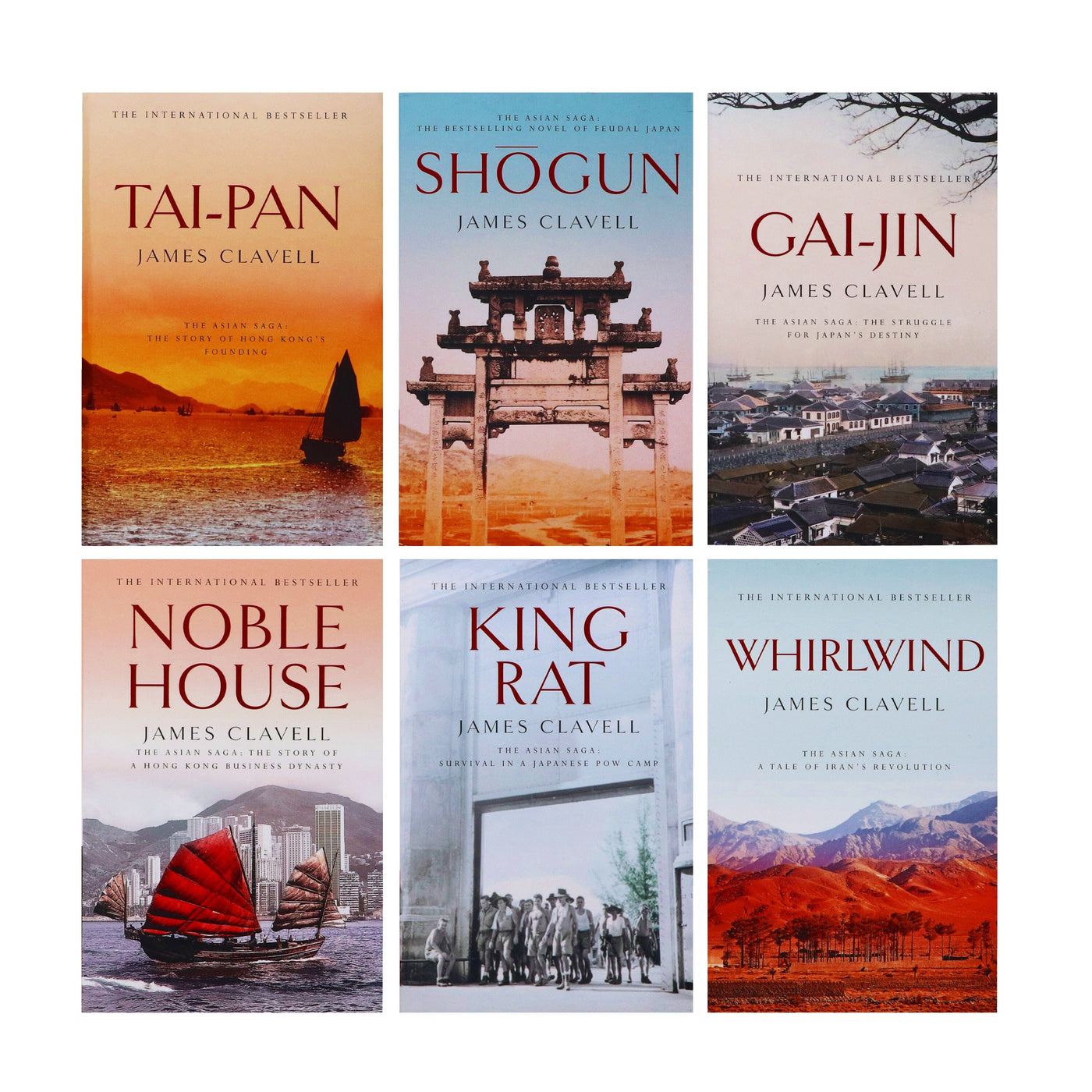 Shogun by James Clavell: The Asian Saga 6 Books Collection Set - Ficti ...