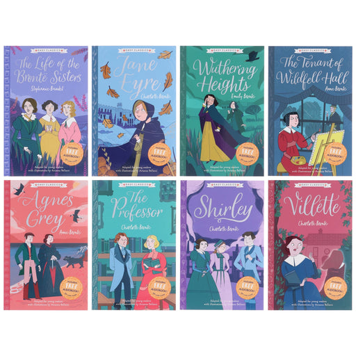 The Complete Bronte Sisters 8 Books Children's Collection Set (Easy Classics) By Stephanie Baudet - Ages 7-11 - Paperback 7-9 Sweet Cherry Publishing