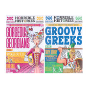 Horrible Histories (Newspaper Edition) by Terry Deary 2 Books Collection Set - Ages 8-12 - Paperback 7-9 Scholastic