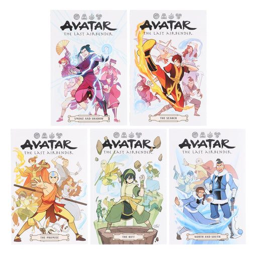 Avatar: The Last Airbender by Gene Luen Yang & Others 5 Books Collection Omnibus Boxed Set - Ages 8+ - Paperback Graphic Novels Dark Horse Comics