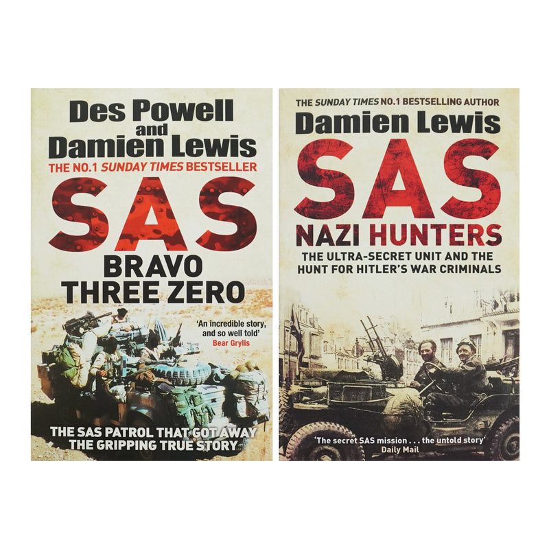 SAS: Damien Lewis & Des Powell 2 Books Collection set - Non fiction -Paperback Non-Fiction Quercus Publishing