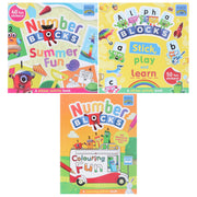 Numberblocks Colouring Fun & Sticker Activity Book Collection 3 Books Set - Ages 3+ - Paperback 0-5 Sweet Cherry Publishing