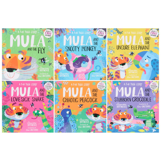 Mula and the Fly Animal Fun Yoga Stories 6 Picture Books Collection Set - Ages 3-6 - Paperback 3-5 Sweet Cherry Publishing