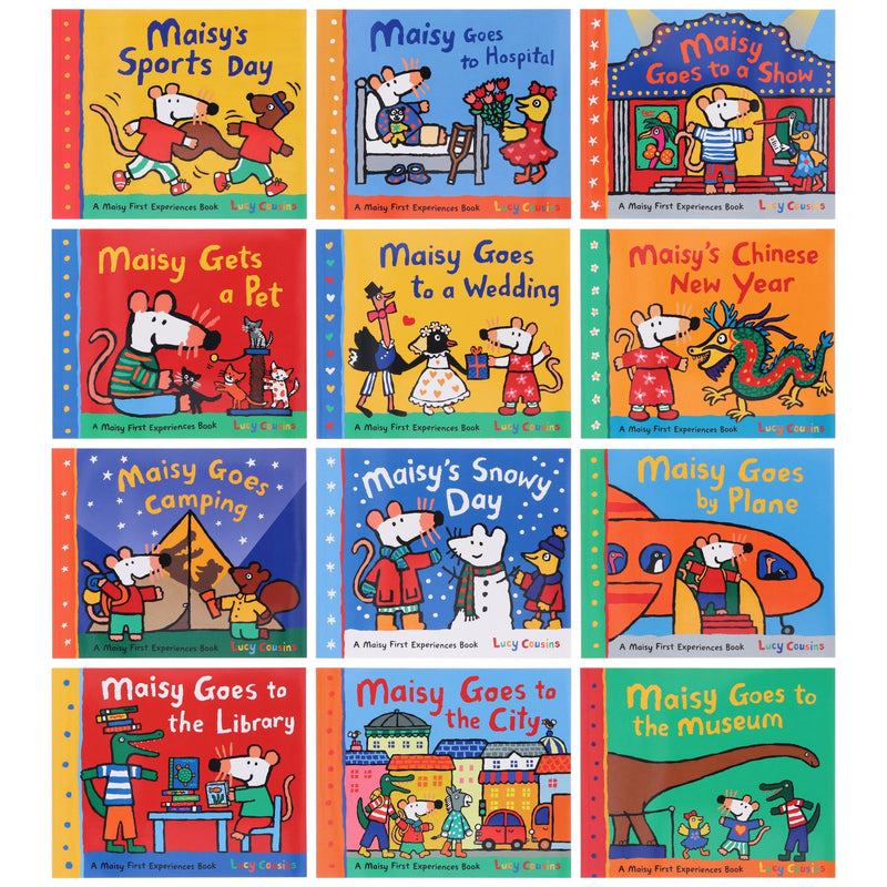 Maisy Mouse First Experiences (Set 2) By Lucy Cousins 12 Books Children Collection Set - Ages 2-5 - Paperback 0-5 Walker Books Ltd