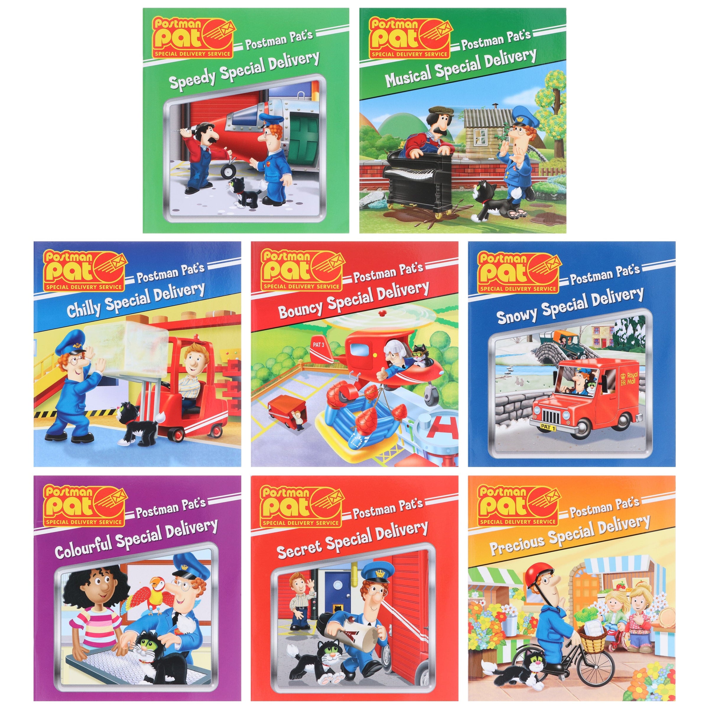 Postman Pat Special Delivery Service Series 8 Picture Books Collection ...