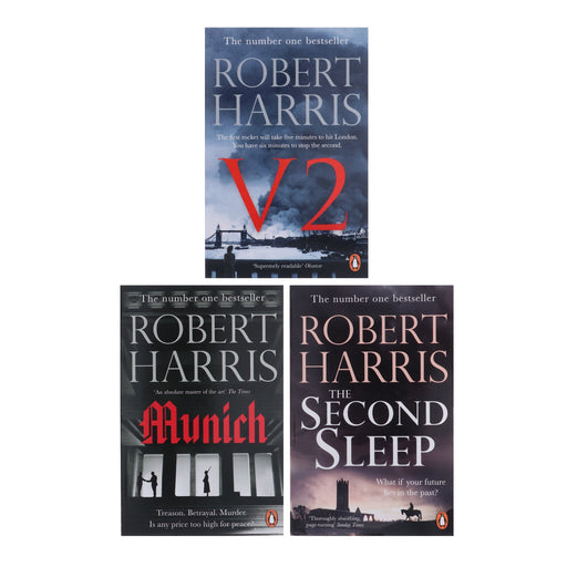 Robert Harris Collection (Munich, The Second Sleep & V2) 3 Books Set - Fiction - Paperback Fiction Penguin Random House