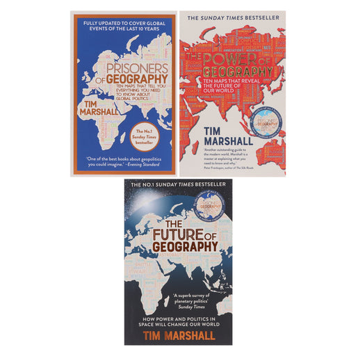 Tim Marshall on Geopolitics: Prisoners, Power & Future of Geography 3 Books Collection Set - Non Fiction - Paperback Non-Fiction Elliott & Thompson Limited
