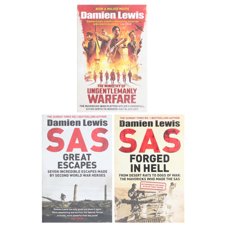 Damien Lewis’s World War II Collection 3 Books Set - Non Fiction - Paperback Non-Fiction Hachette