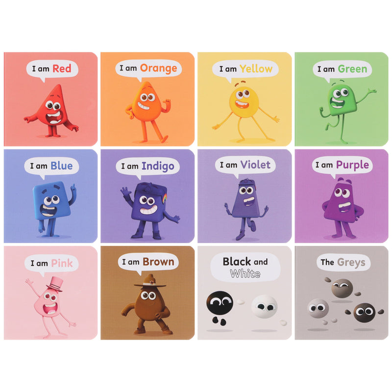 A Case of Colourblocks 12 Mini Books Collection Box Set - Ages 0-5 - Board book 0-5 Sweet Cherry Publishing