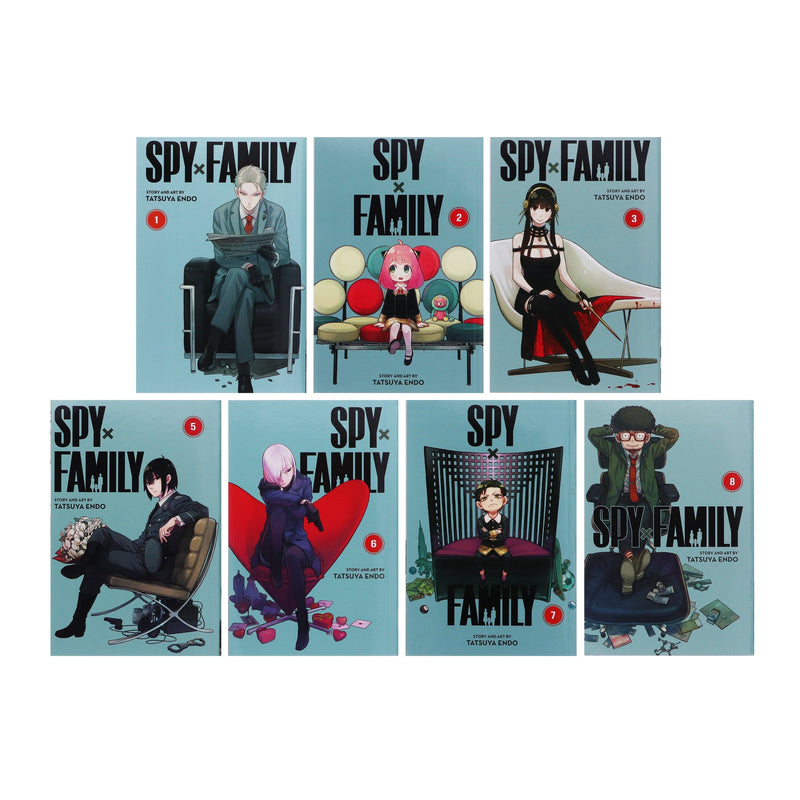 Spy x Family Series by Tatsuya Endo 7 Books Collection Set - Manga - Paperback Graphic Novels Viz Media, Subs. of Shogakukan Inc