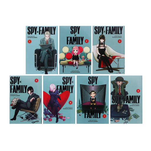 Spy x Family Series by Tatsuya Endo 7 Books Collection Set - Manga - Paperback Graphic Novels Viz Media, Subs. of Shogakukan Inc