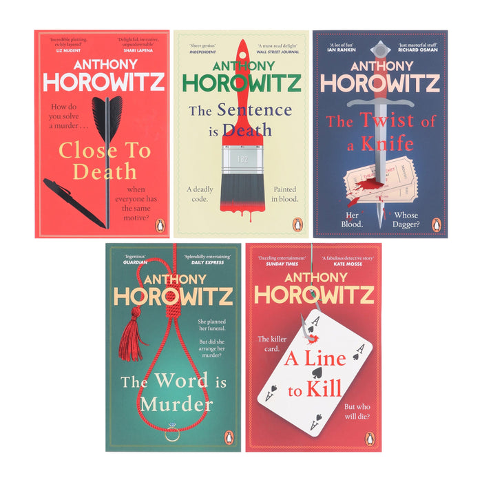 Hawthorne and Horowitz Mysteries Series by Anthony Horowitz 5 Books Collection Set - Fiction - Paperback Fiction Penguin Random House