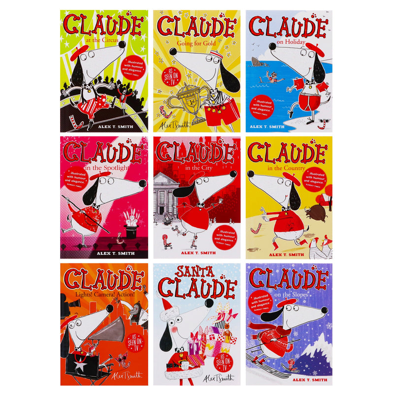 Claude by Alex T. Smith 9 Books - Books2Door