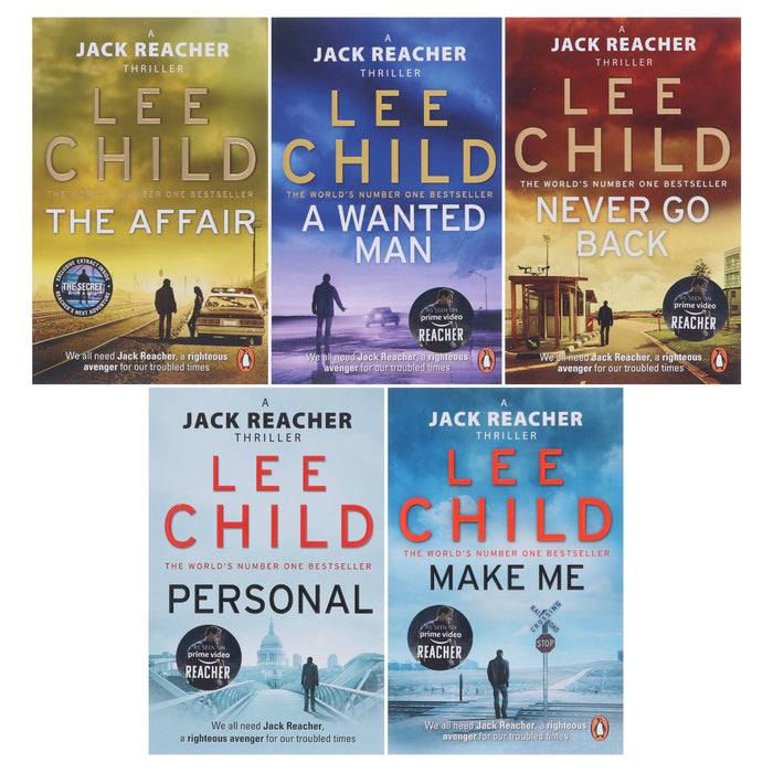 Jack Reacher by Lee Child: Books 16-20 Collection Set - Fiction - Paperback Fiction Penguin Random House