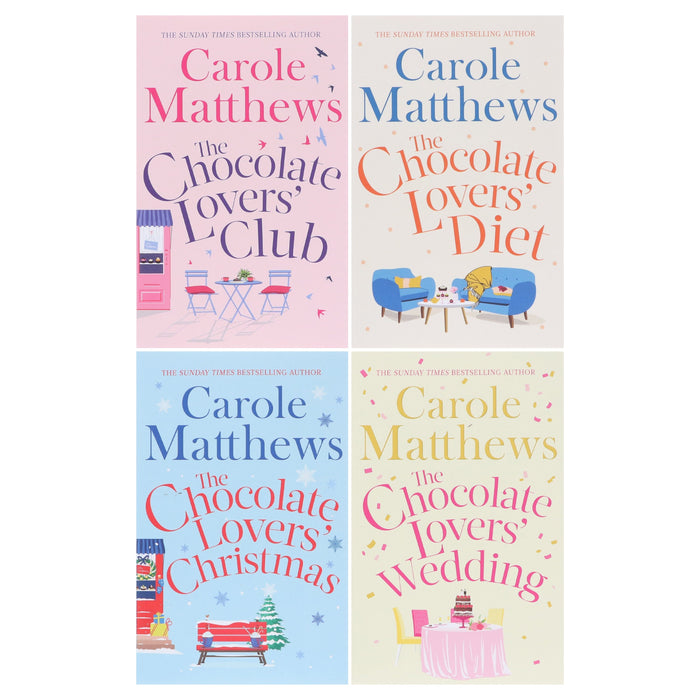 Chocolate Lovers' Club by Carole Matthews 4 Books Collection Set - Fiction - Paperback Fiction Little, Brown Book Group