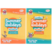 CGP Summer Holidays Activity Workbook (For kids between Year 5 & Year 6) 2 Books Set - Paperback 9-14 Coordination Group Publications Ltd (CGP)
