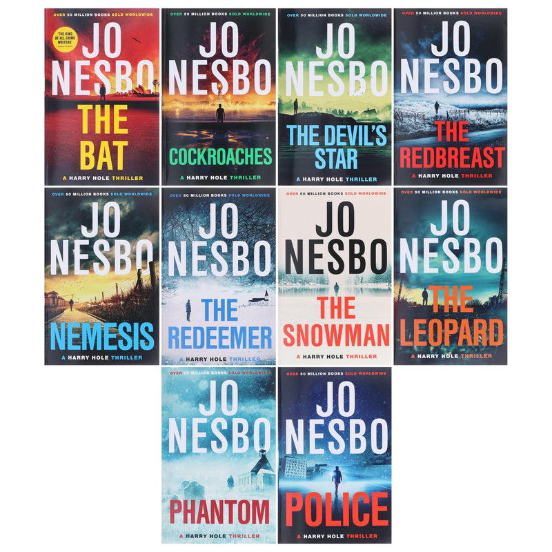 Harry Hole Series (Book 1-10) By Jo Nesbo: 10 Books Collection Set - Fiction - Paperback Fiction Penguin