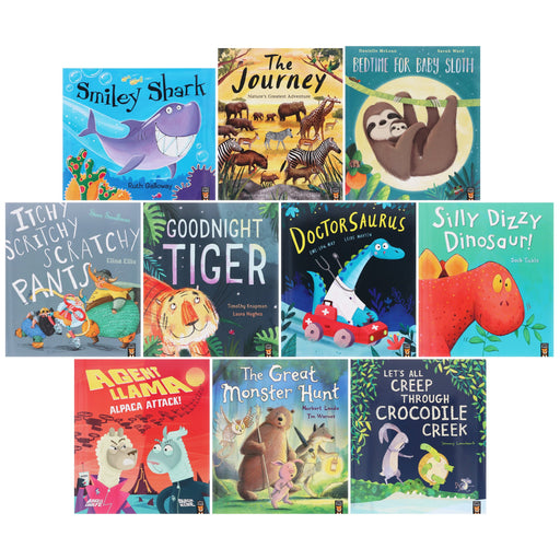 Animal Bed Time Stories Illustrated 10 Picture Books Collection Set - Ages 3-6 - Paperback 3-5 Little Tiger Press Group