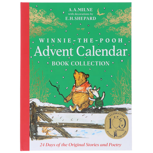 Winnie-The-Pooh: Advent Calendar Book Collection 24 Days of the Original Stories and Poetry by A.A. Milne & E.H. Shepard - Ages 5+ - Paperback 5-7 HarperCollins Publishers