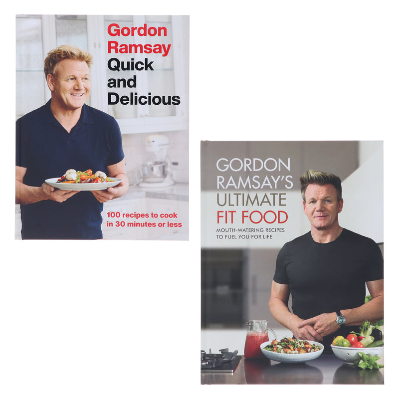 Gordon Ramsay's (Ultimate Fit Food & Quick & Delicious) 2 Books Collection Set - Non Fiction - Hardback