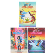 City of Dragons by Jaimal Yogis & Vivian Truong 3 Graphic Novels Collection Set - Ages 8-12 - Paperback Graphic Novels Scholastic