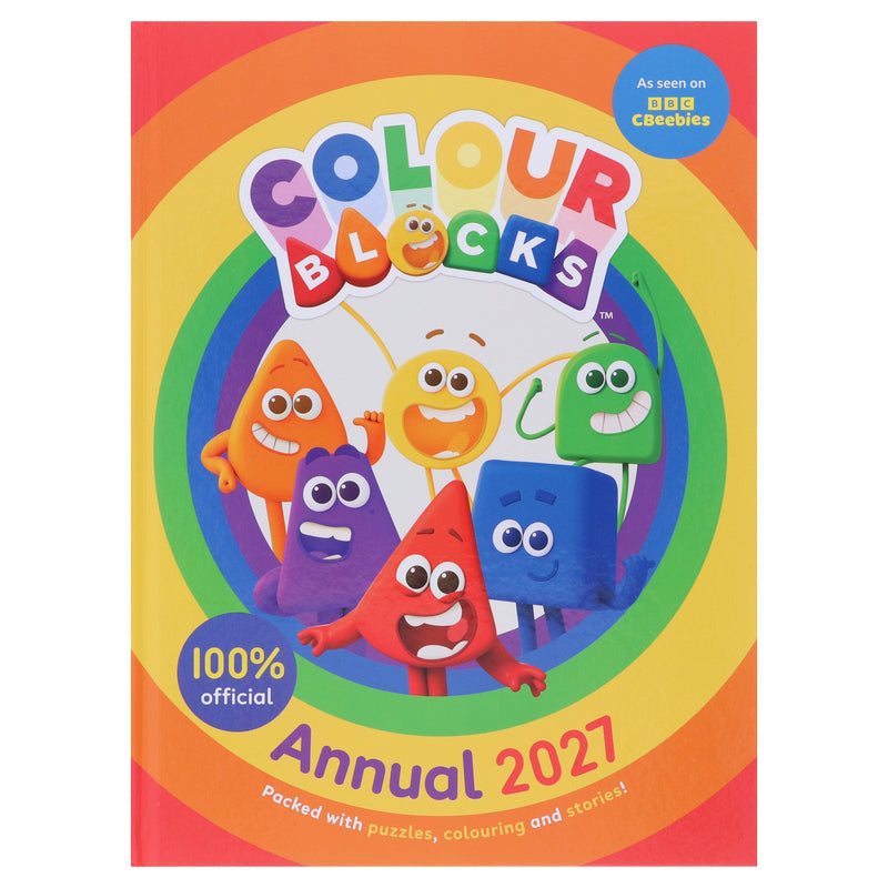 Colourblocks Annual 2027: Packed with Puzzles, Colouring and Stories! - Ages 3-5 - Hardback 3-5 Sweet Cherry Publishing