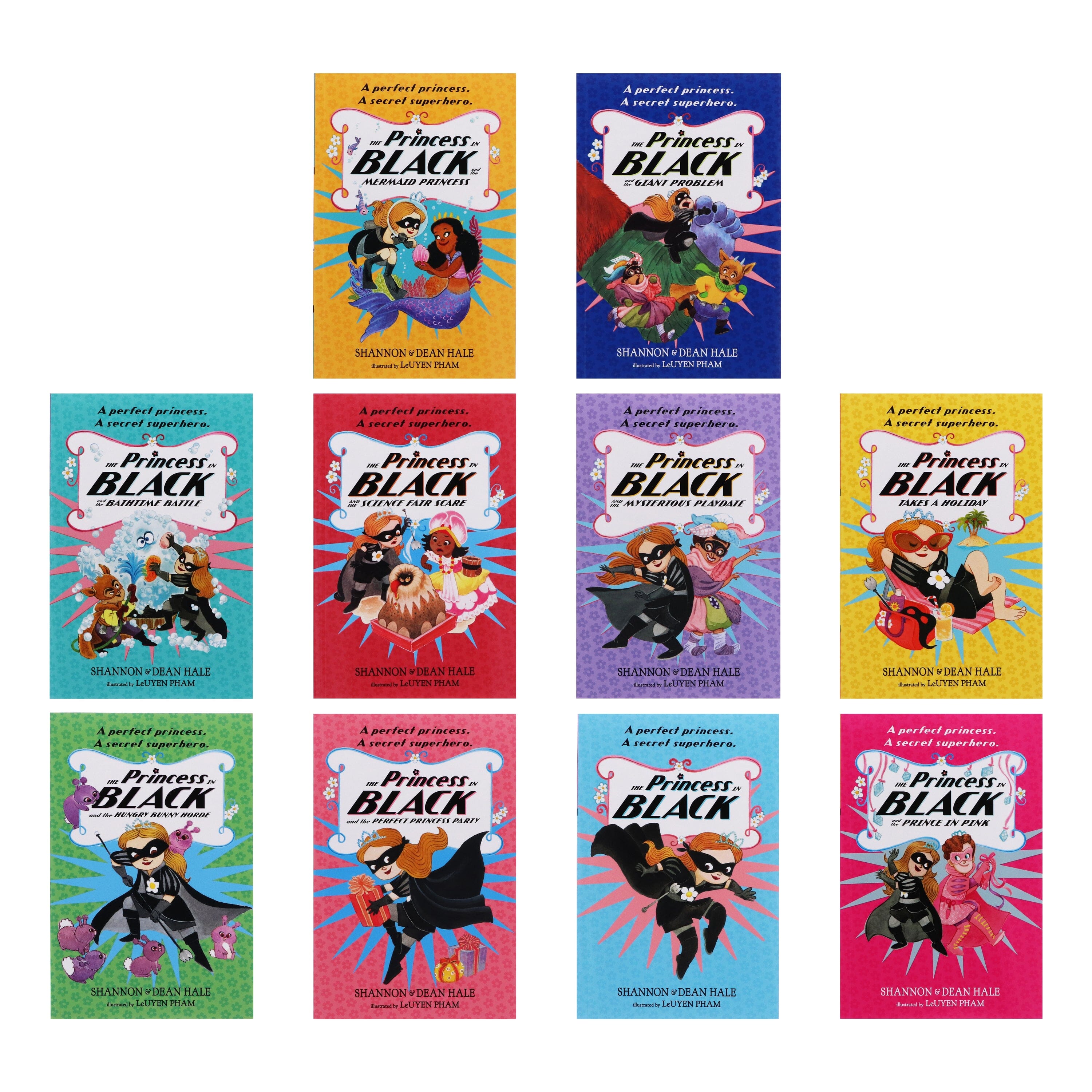 Princess in Black Series by Shannon & Dean Hale 10 Books