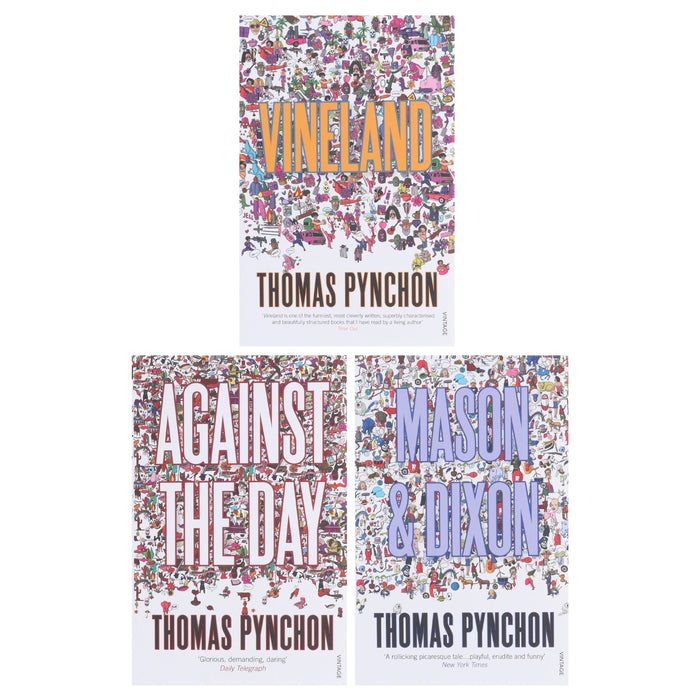 Thomas Pynchon Collection (Mason & Dixon, Vineland & Against the Day) 3 Books Set - Fiction - Paperback Fiction Penguin Random House