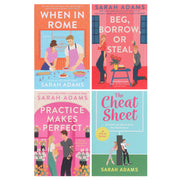 Sarah Adams Collection (The Cheat Sheet, When in Rome, Practice Makes Perfect & Beg, Borrow, or Steal) 4 Books Set - Fiction - Paperback Fiction Hachette