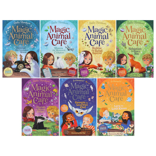 Magic Animal Cafe Series by Stella Tarakson & Jo Glasspool 7 Books Collection Set (Includes a Free Audiobooks!) - Ages 7-9 - Paperback 7-9 Sweet Cherry Publishing