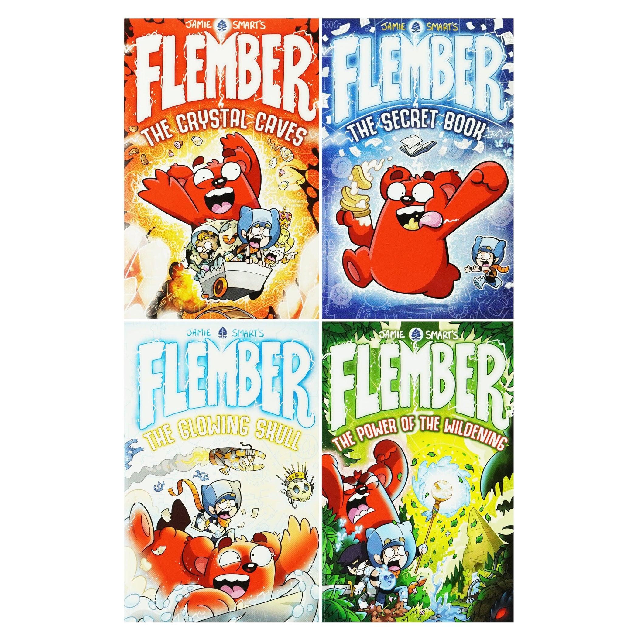 Flember Series By Jamie Smart 4 Book Collection Set Ages 911 Pape — Books2Door
