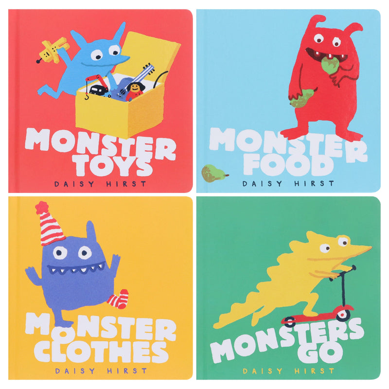 Monster's Series By Daisy Hirst: 4 Books Collection Set - Ages 0-3 - Board Book 0-5 Walker Books