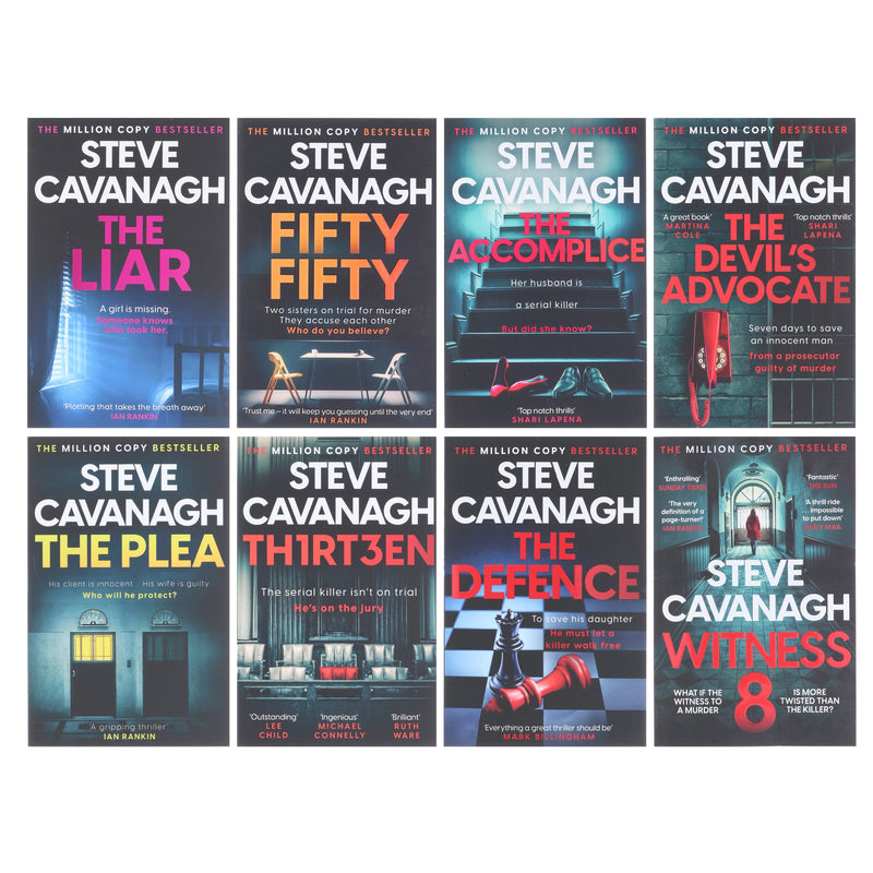 Eddie Flynn Series by Steve Cavanagh 8 Books Collection Set - Fiction - Paperback Fiction Hachette