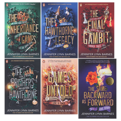 The Inheritance Games Series By Jennifer Lynn Barnes 6 Books Collection Set - Ages 12-17 - Paperback/Hardback Young Adult Penguin Random House