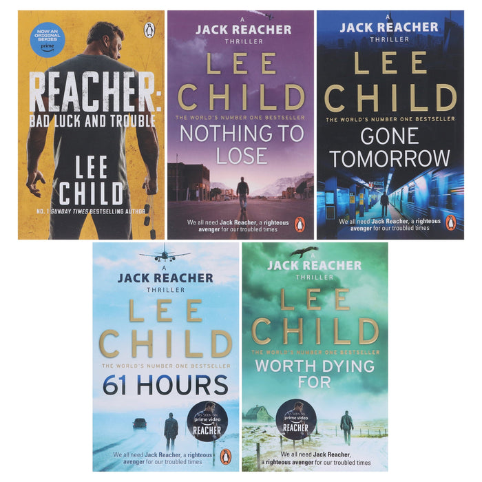 Jack Reacher by Lee Child: Books 11-15 Collection Set - Fiction - Paperback Fiction Penguin Random House