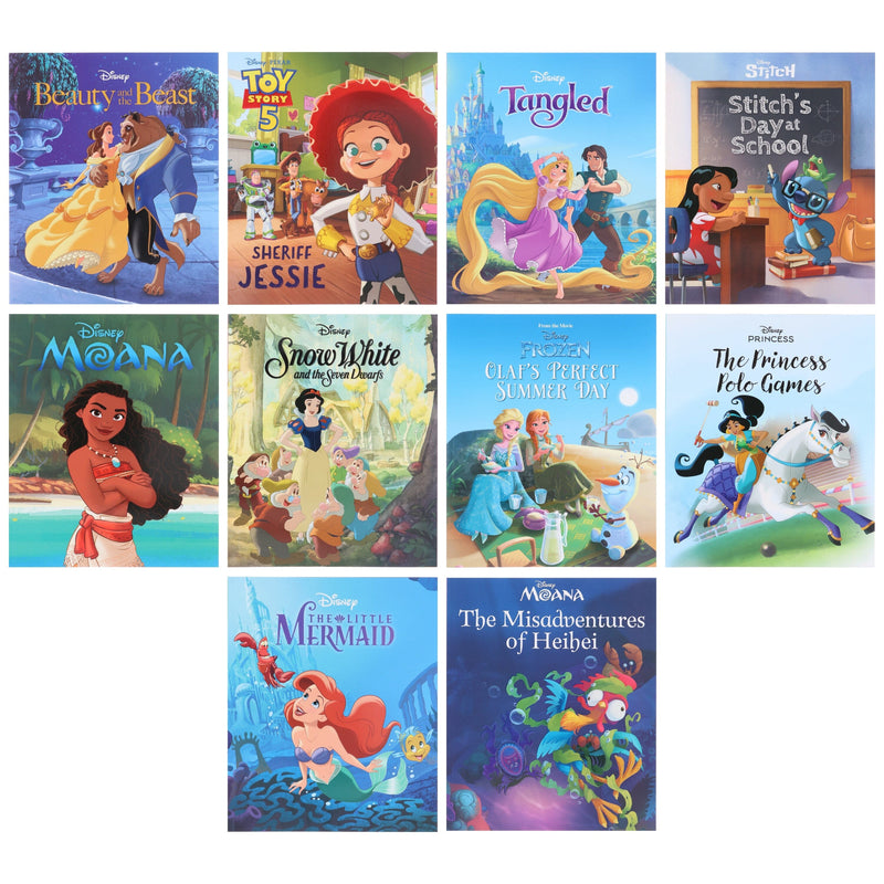 Disney Children's Picture Book Collection Illustrated 10 Books Set - Ages 3+ - Paperback 3-5 Autumn Publishing