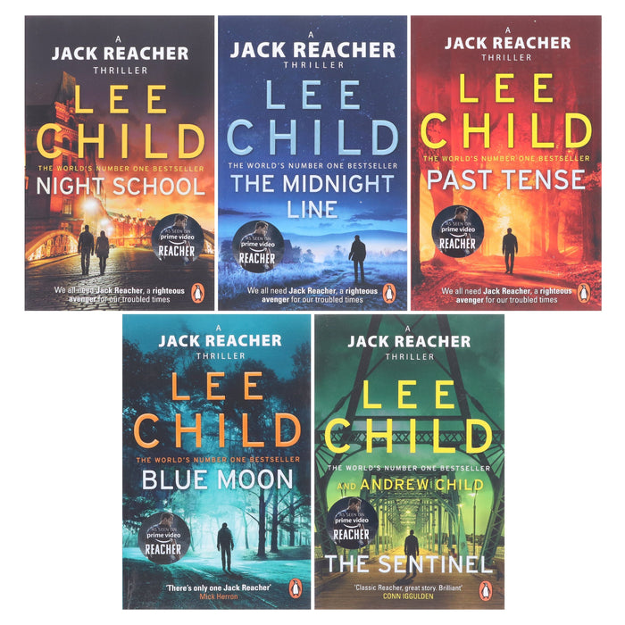 Jack Reacher Series by Lee Child: Books 21-25 Collection Set - Fiction - Paperback Fiction Penguin Random House