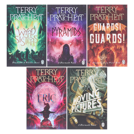 Discworld by Terry Pratchett Series 2 (Book 6-10) Collection Set - Fiction - Paperback Fiction Penguin Random House