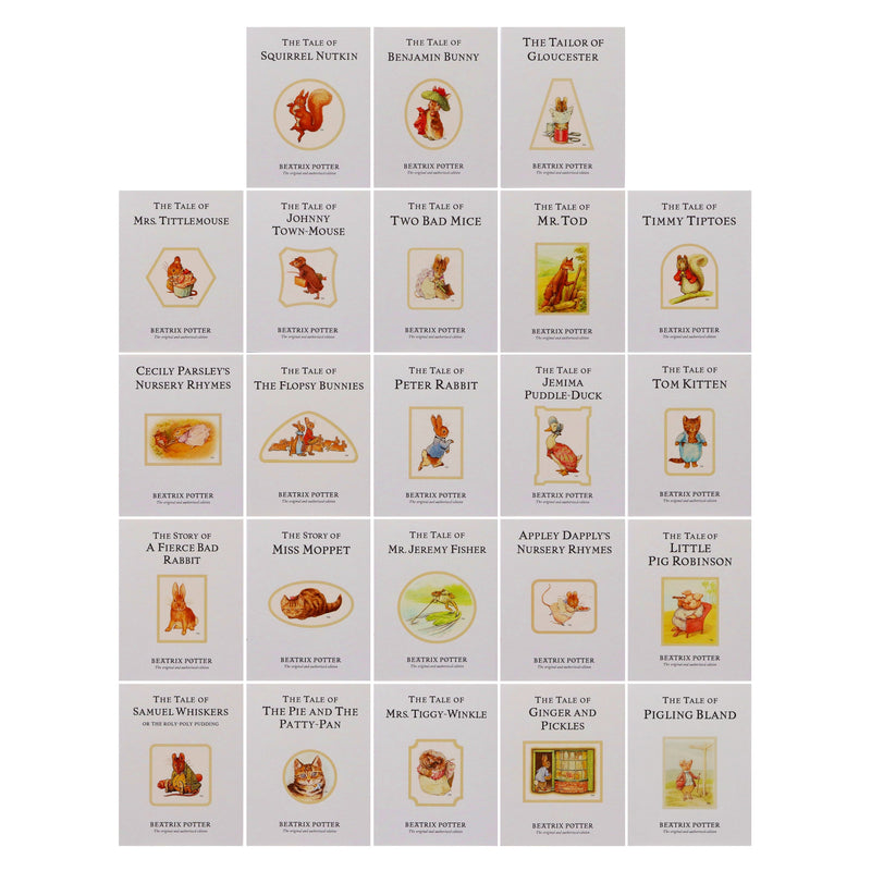 The World of Peter Rabbit Complete Collection 23 Books Box Set by Beatrix Potter - Ages 3-6 - Hardback 0-5 Warne