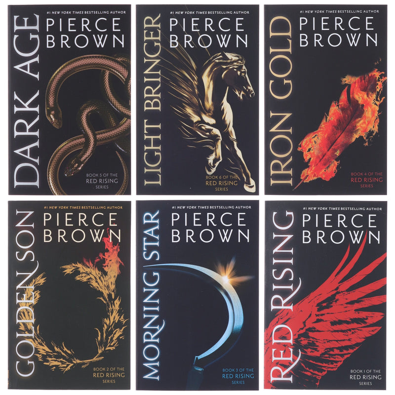 The Red Rising Series by Pierce Brown 6 Books Collection Set - Fiction - Paperback