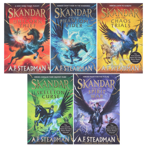 Skandar Series By A.F. Steadman 5 Books Collection Set - Ages 9-12 - Paperback 9-14 Simon & Schuster