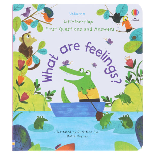 What are Feelings? (Usborne: Lift-the-Flap First Questions & Answers) - Ages 4+ - Board Book 3-5 Usborne Publishing Ltd