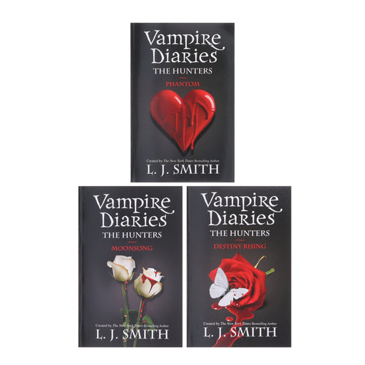 Vampire Diaries The Hunters Series-3 by L. J. Smith Book 8 to 10 Collection 3 Books Set - Ages 12-17 - Paperback Young Adult Hodder & Stoughton