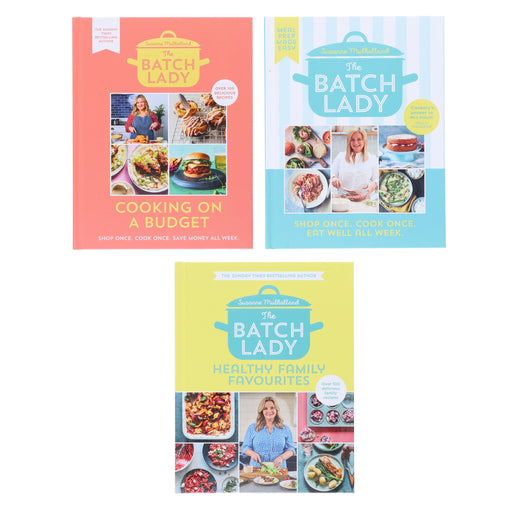 The Batch Lady Collection (The Batch Lady, Cooking on a Budget & Healthy Family Favourites) by Suzanne Mulholland 3 Books Set - Non Fiction - Hardback Non-Fiction Hachette