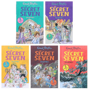 The Secret Seven Series By Enid Blyton 5 Books 15 Story Collection Set - Ages 6-8 - Paperback 7-9 Hachette