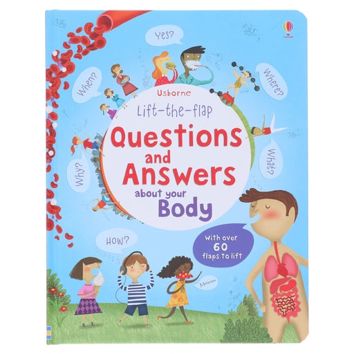 Usborne: Lift the Flap Questions & Answers about your Body by Katie Daynes - Ages 4+ - Board Book 3-5 Usborne Publishing Ltd