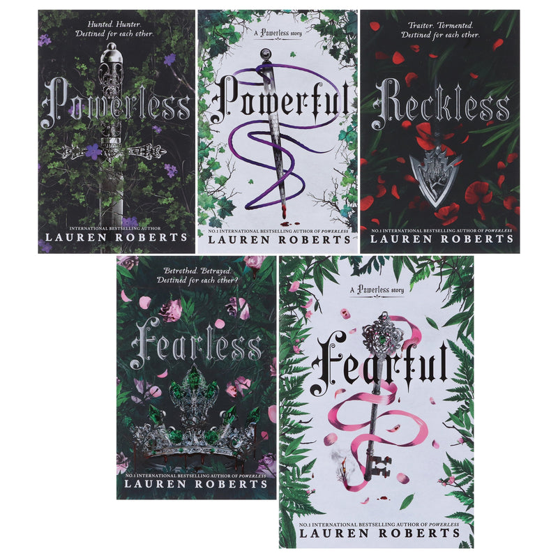 The Powerless Series By Lauren Roberts 5 Books Collection Set - Ages 14+ - Paperback/Hardback Fiction Simon & Schuster