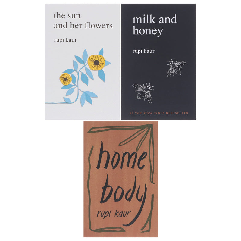 Rupi Kaur 3 Poetry Books Collection Set (Home Body, Milk and Honey & The Sun and Her Flowers) - Non-Fiction - Paperback Non-Fiction Simon & Schuster/Andrews McMeel Publishing