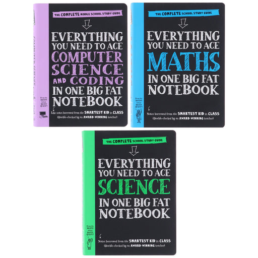Big Fat Notebooks Series 3 Books Collection Set (The Complete Middle School Study Guide) - Non Fiction - Paperback Non-Fiction Workman Publishing